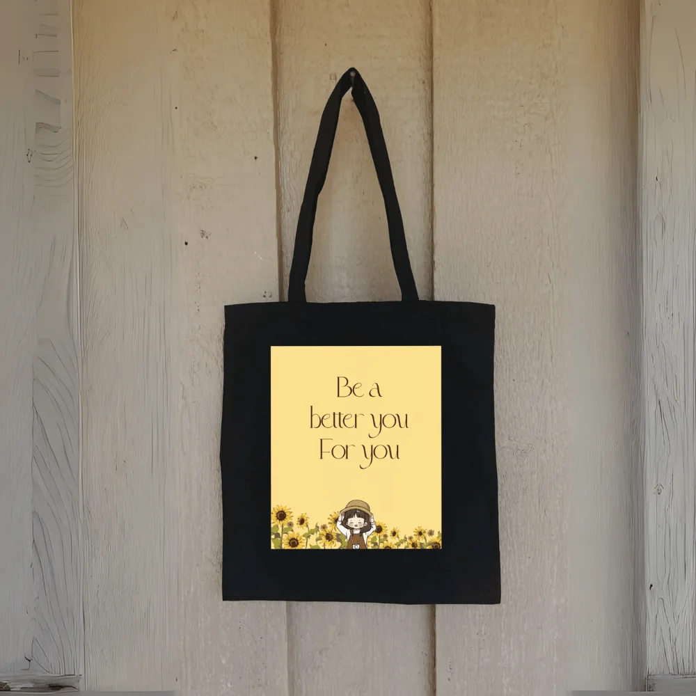 Be a better you for you tote bag